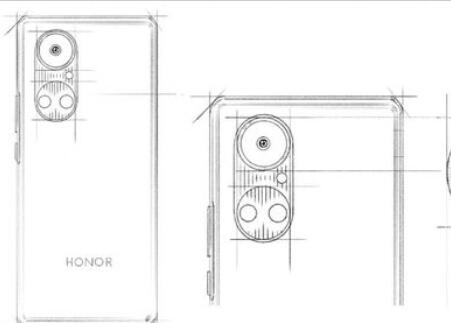 榮耀50系列曝光，極具辨識(shí)度的背面設(shè)計(jì)非常搶眼