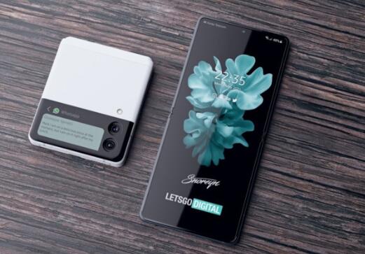 三星Galaxy Z Flip3：對稱折疊顯示屏，磨砂玻璃機身背面