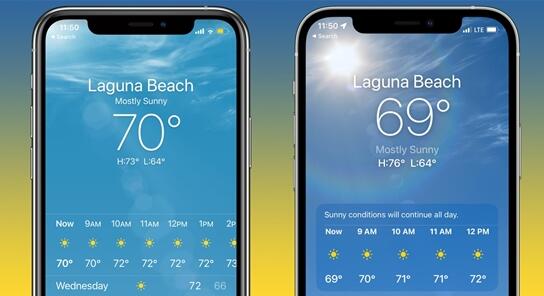 典當行手機可以當嗎:iPhone天氣APP無法顯示69度：iOS 14.6等版本中招